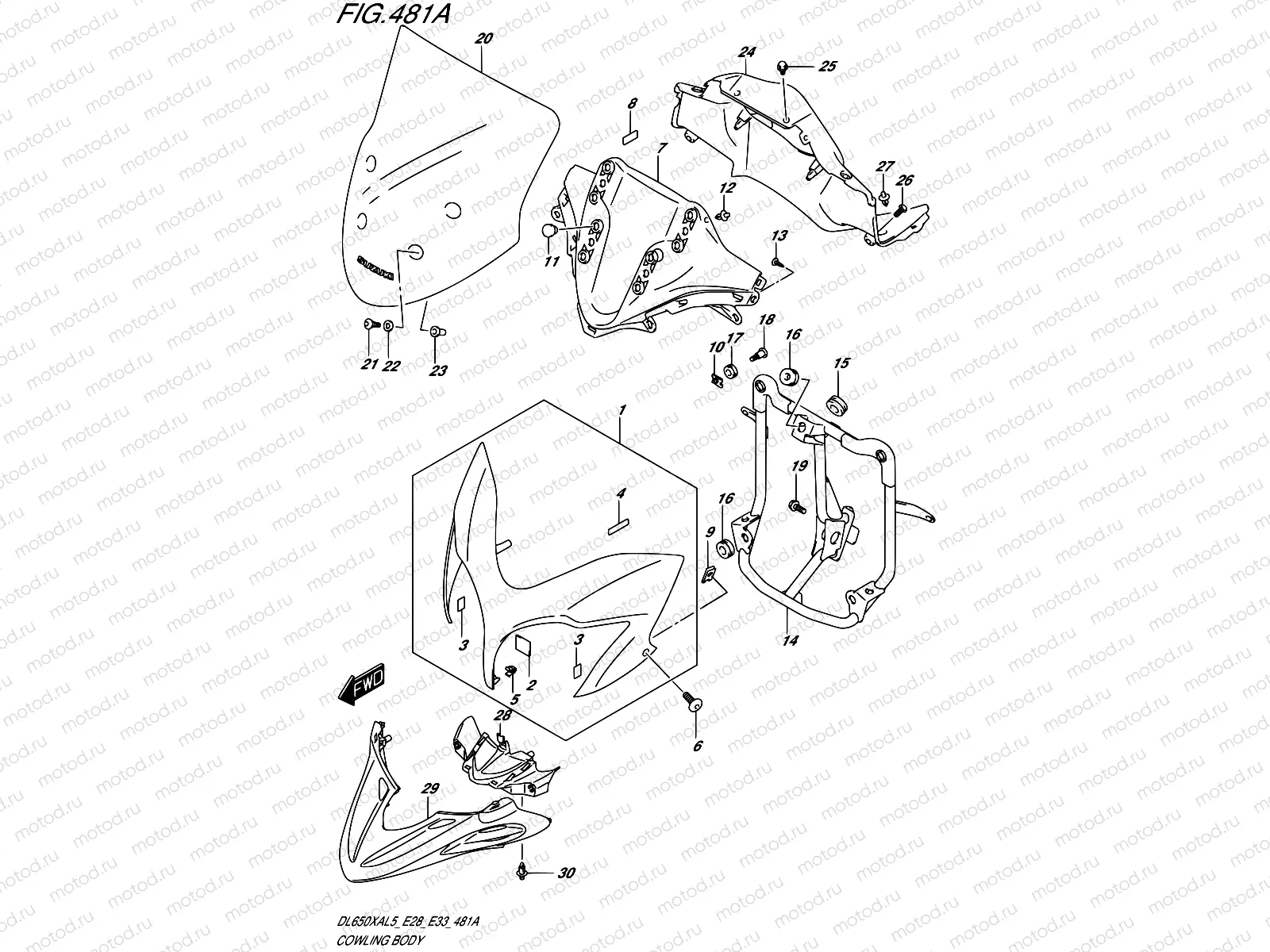 481A - COWLING BODY