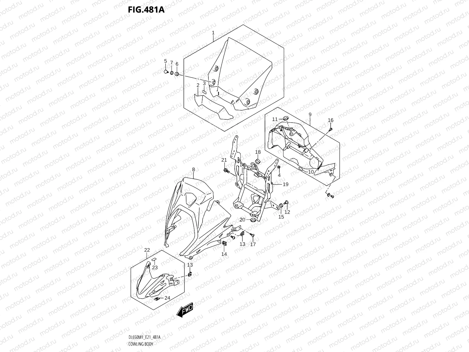 481A - COWLING BODY