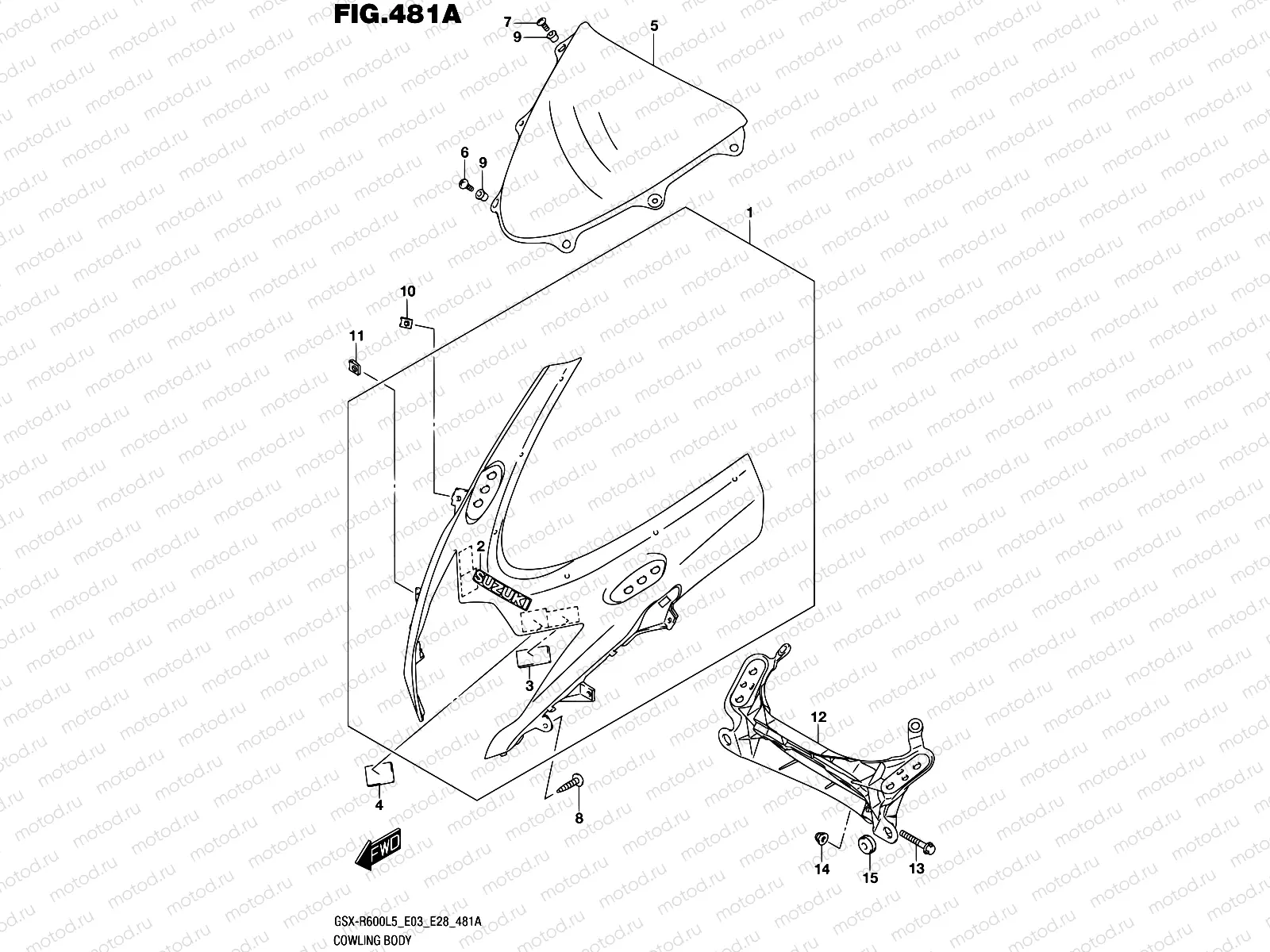 481A - COWLING BODY