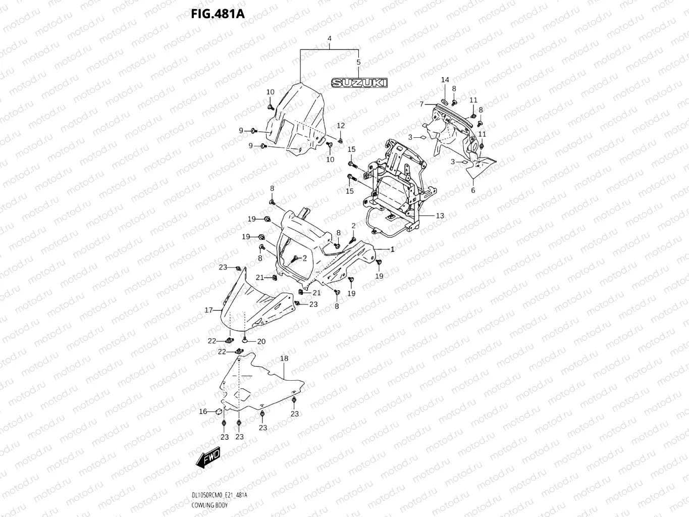 481A - COWLING BODY