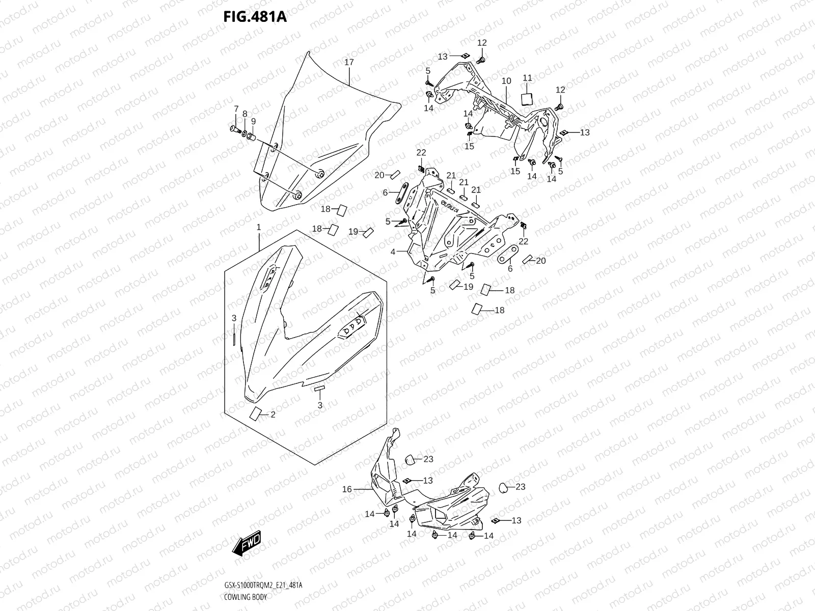 481A - COWLING BODY