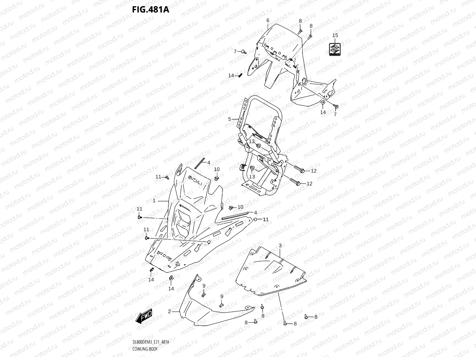 481A - COWLING BODY