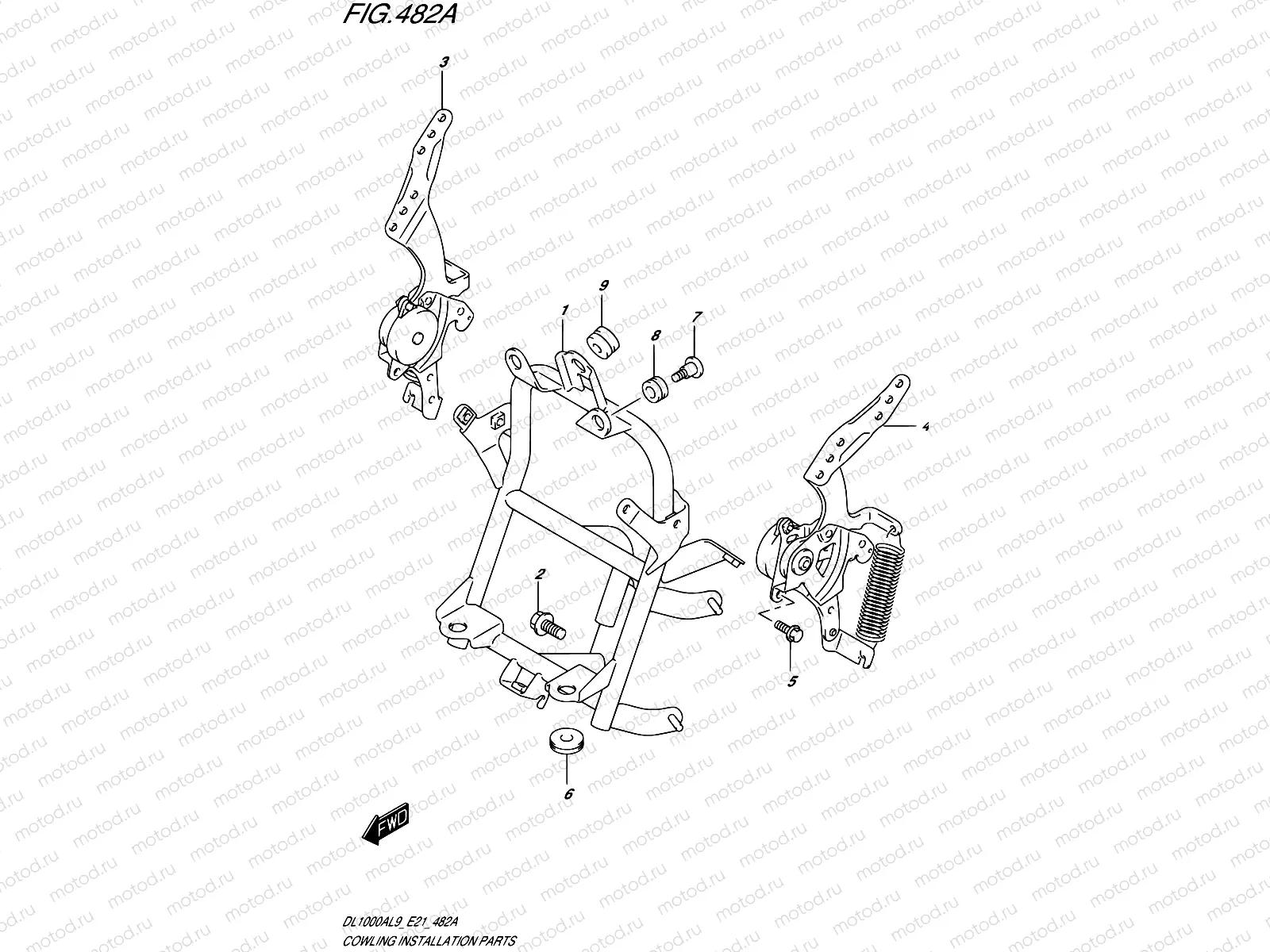 482A - COWLING INSTALLATION PARTS