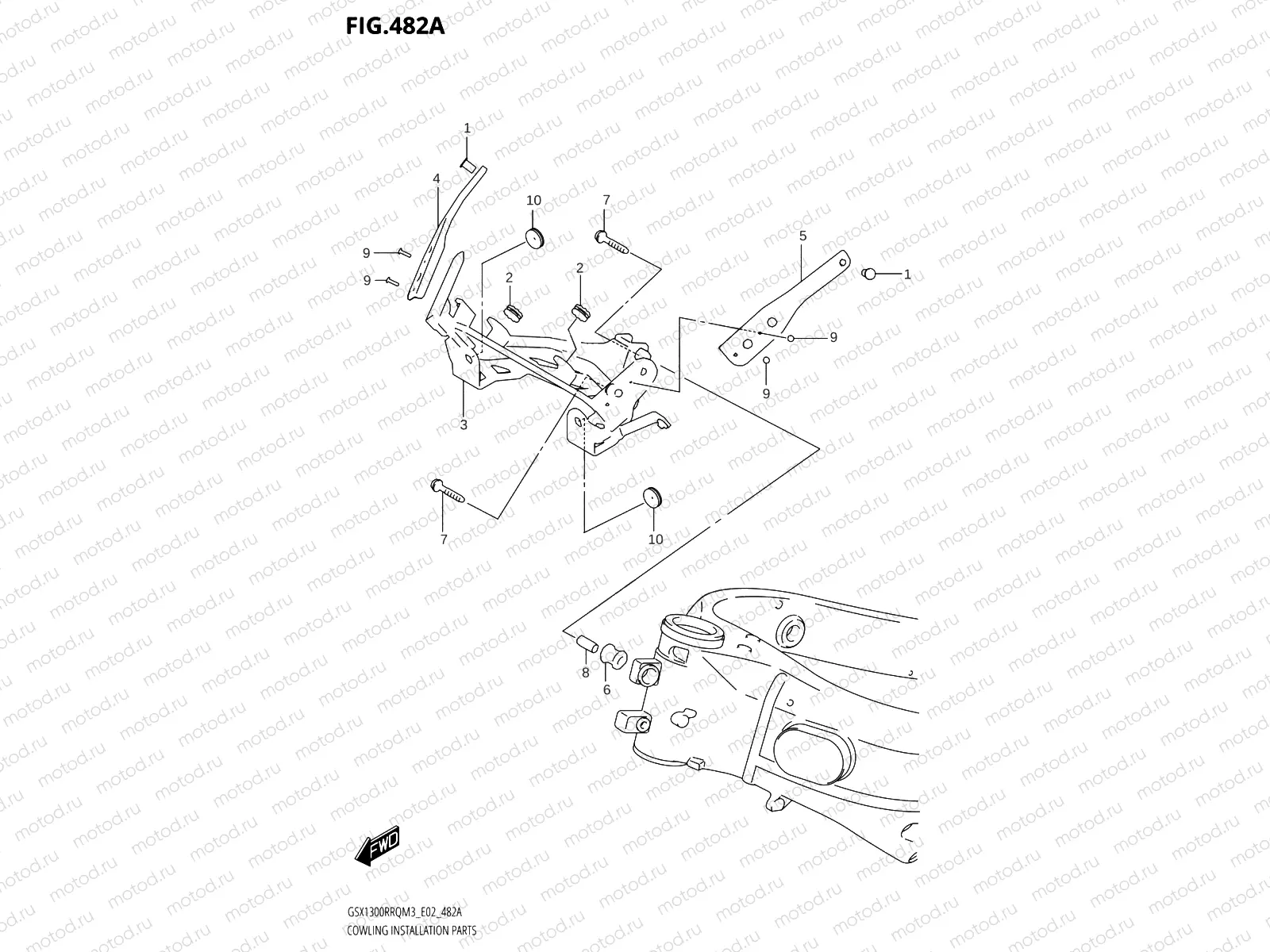 482A - COWLING INSTALLATION PARTS