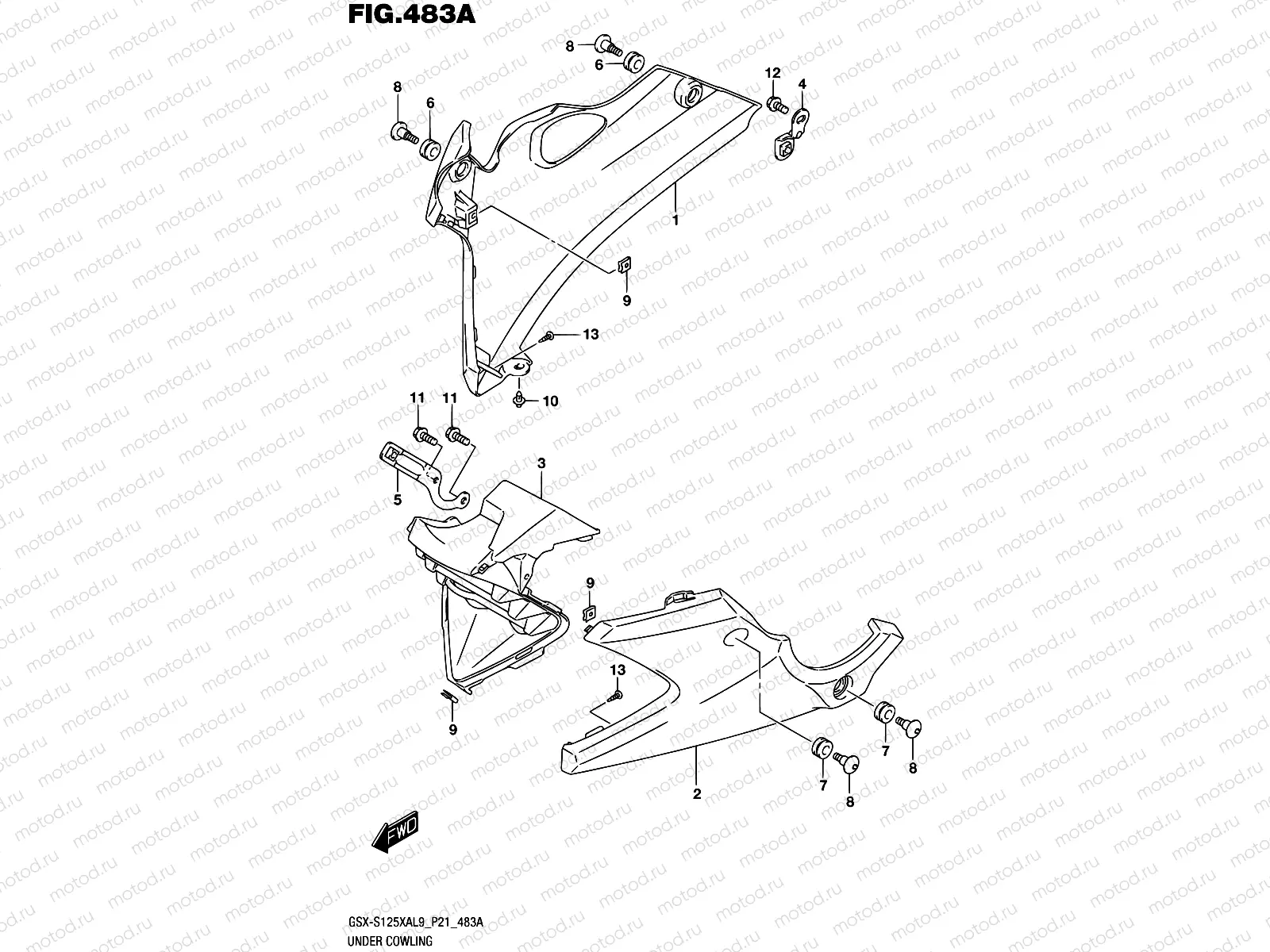 483A - UNDER COWLING
