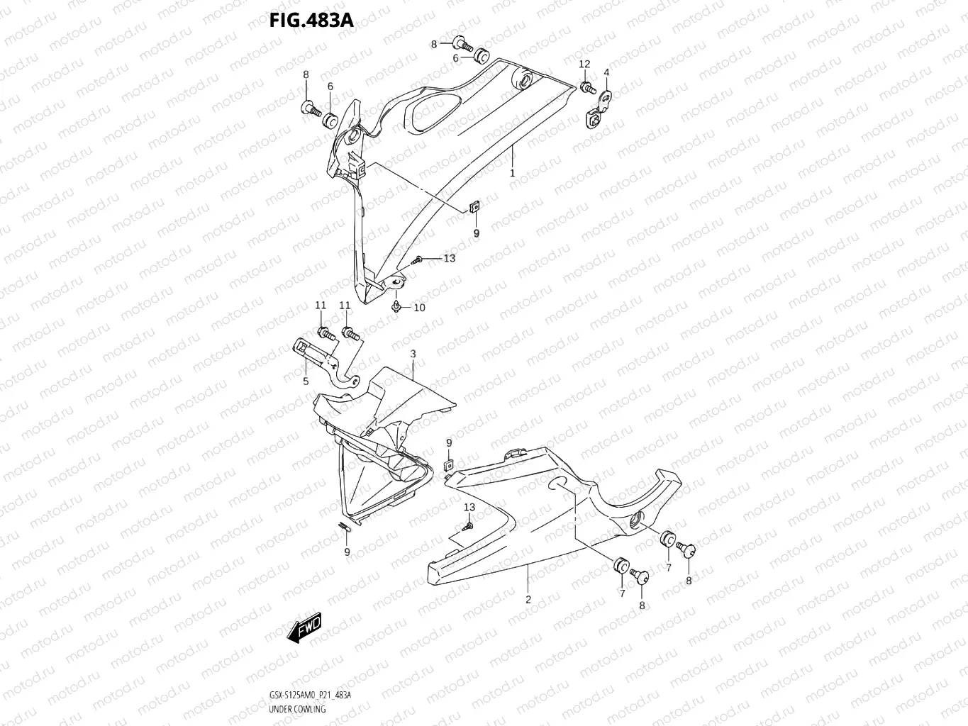 483A - UNDER COWLING