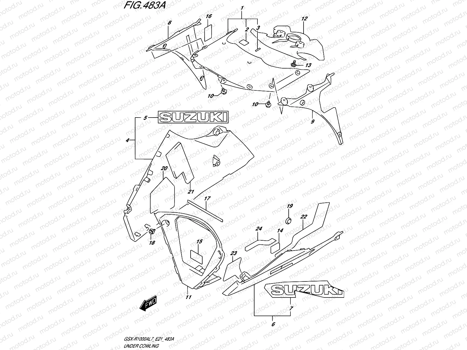 483A - UNDER COWLING