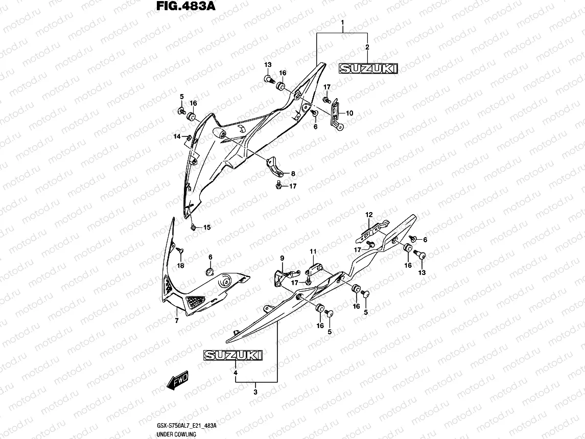 483A - UNDER COWLING
