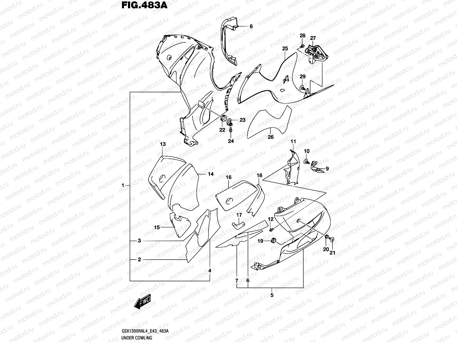 483A - UNDER COWLING