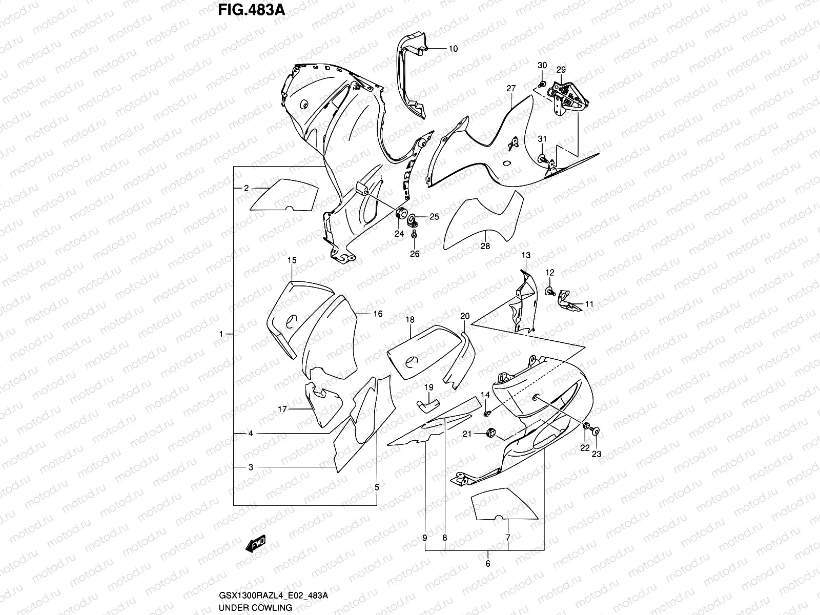 483A - UNDER COWLING