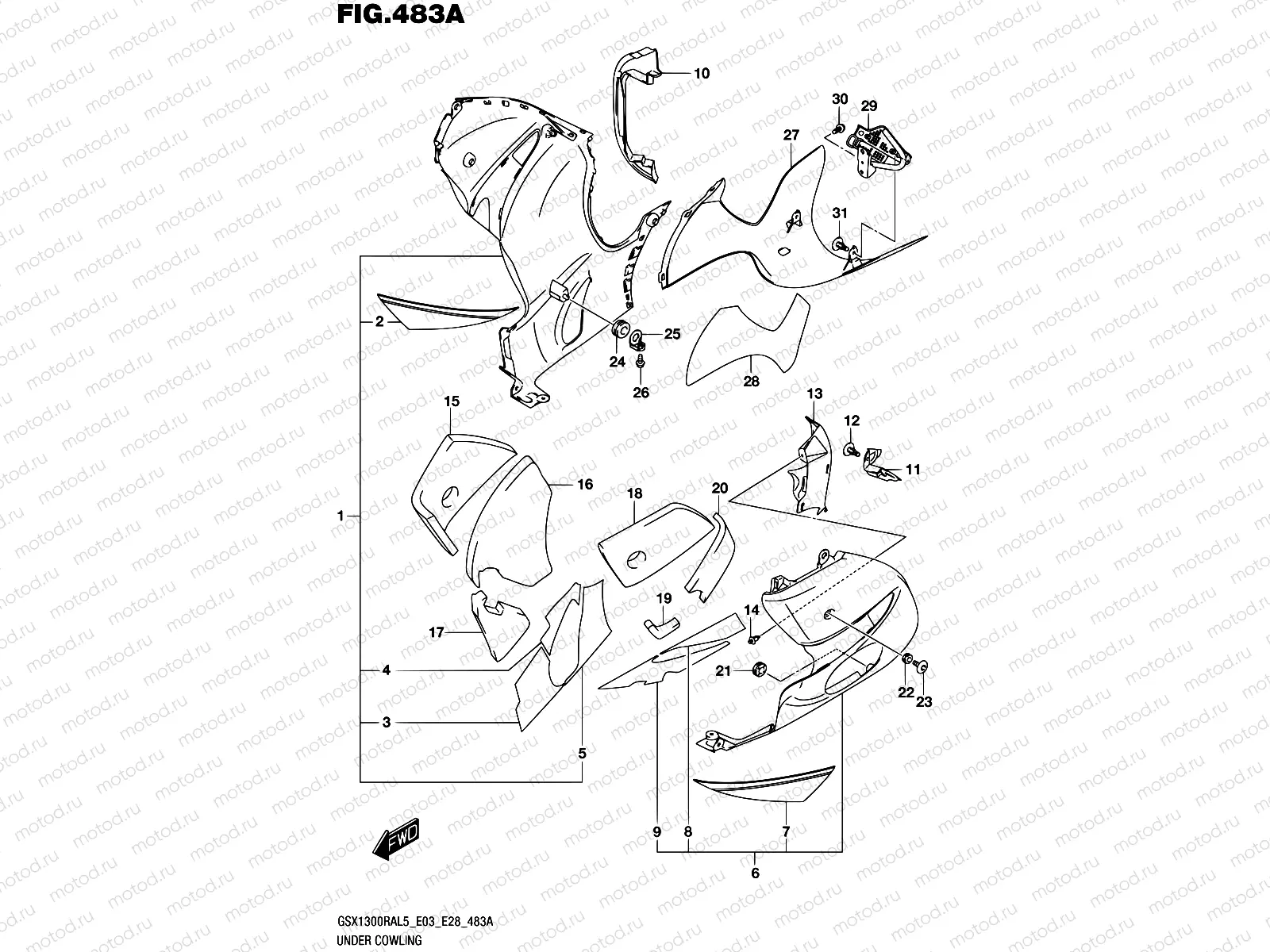 483A - UNDER COWLING