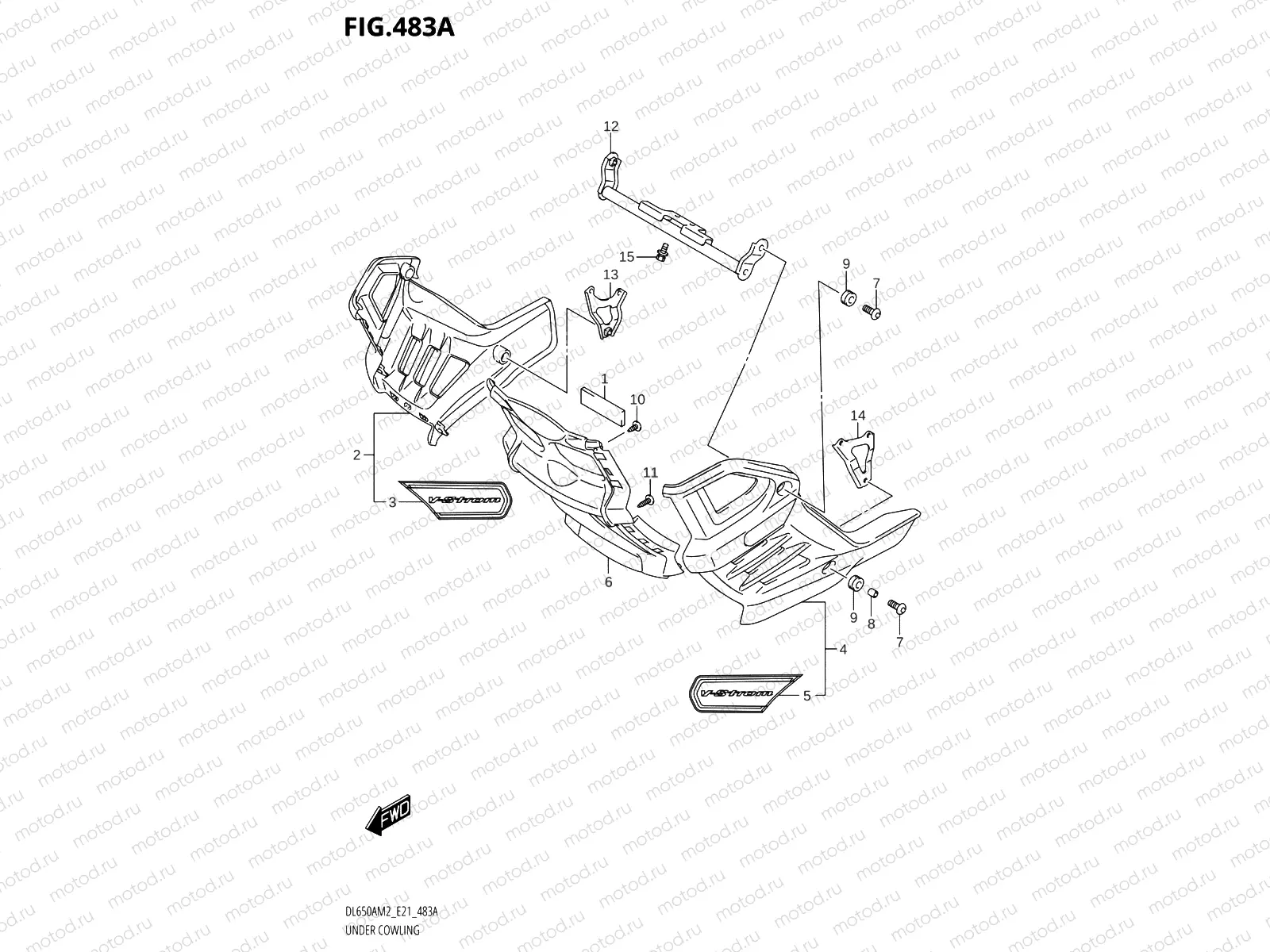 483A - UNDER COWLING (DL650XAM2 E21)