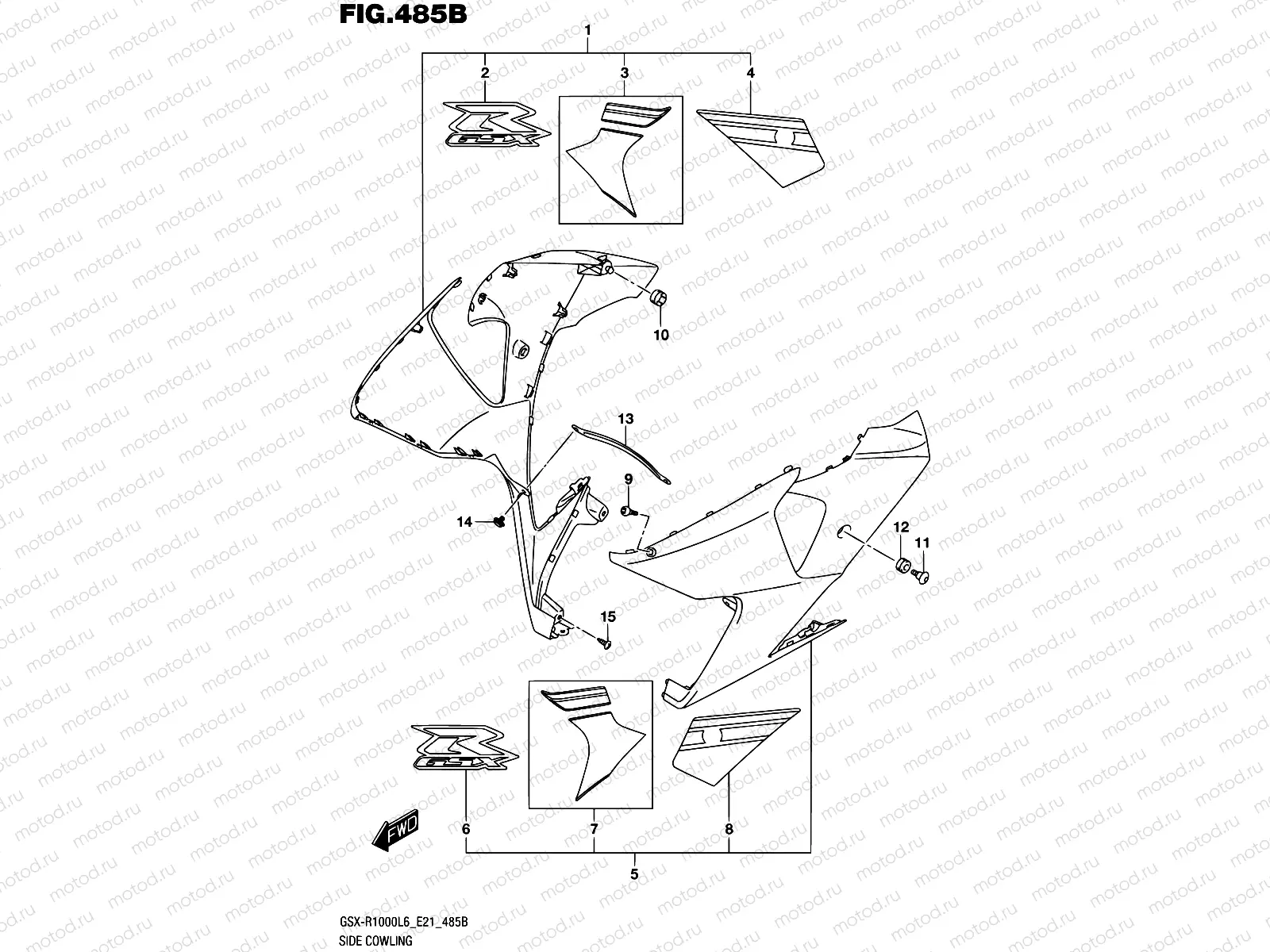485B - SIDE COWLING (AJP,JSP)