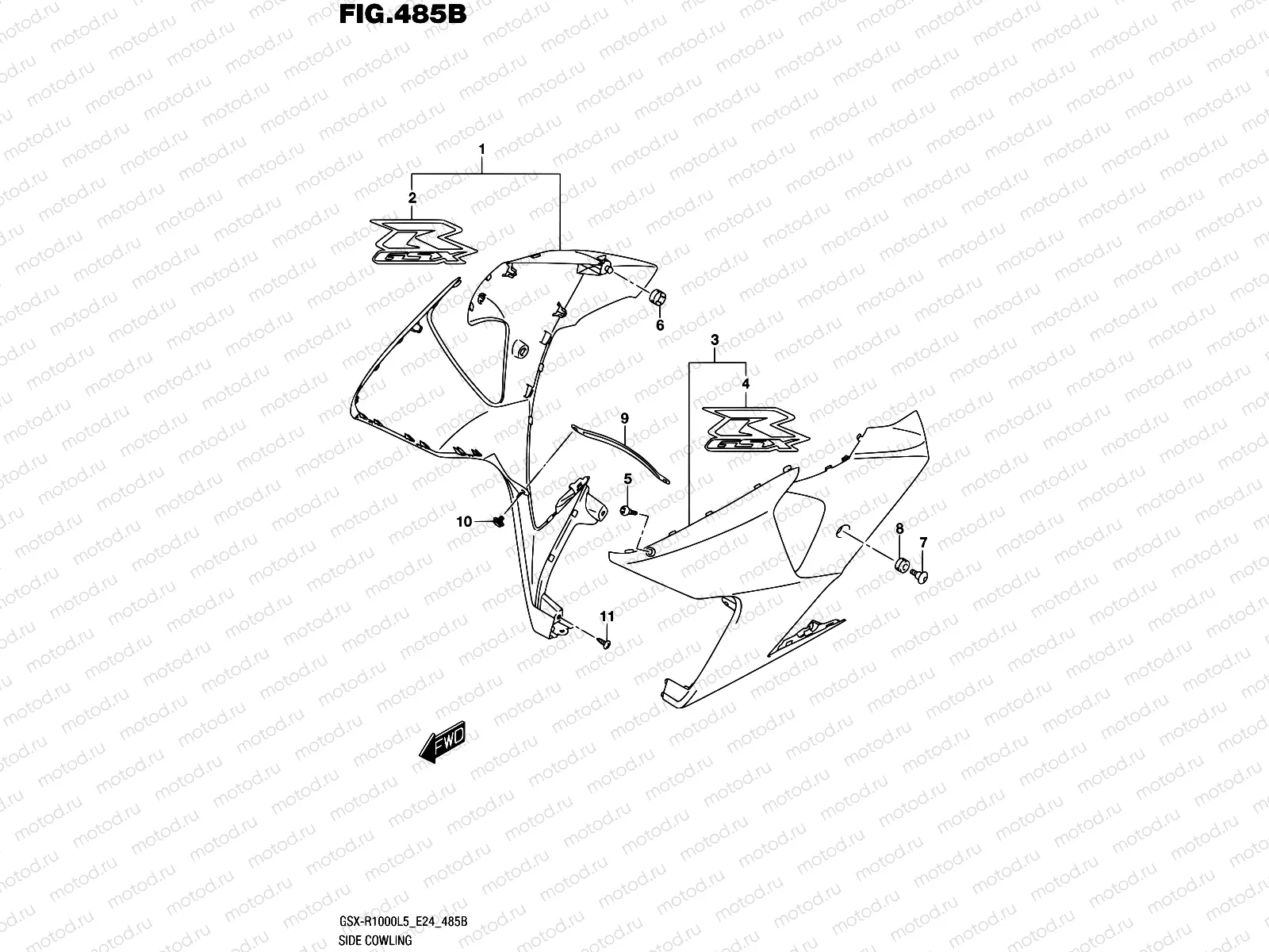 485B - SIDE COWLING (ARB,AR4)