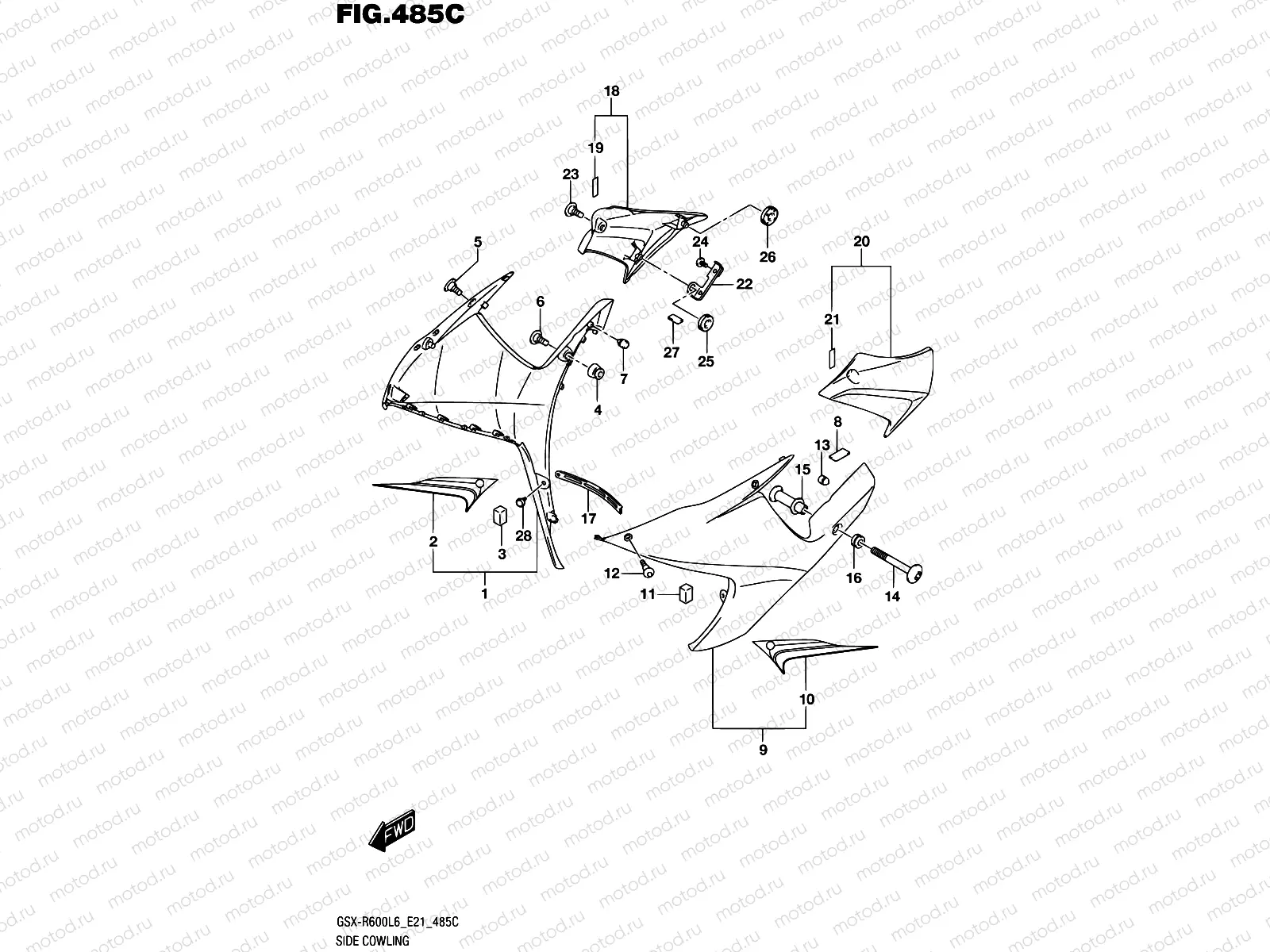 485C - SIDE COWLING (ARB)