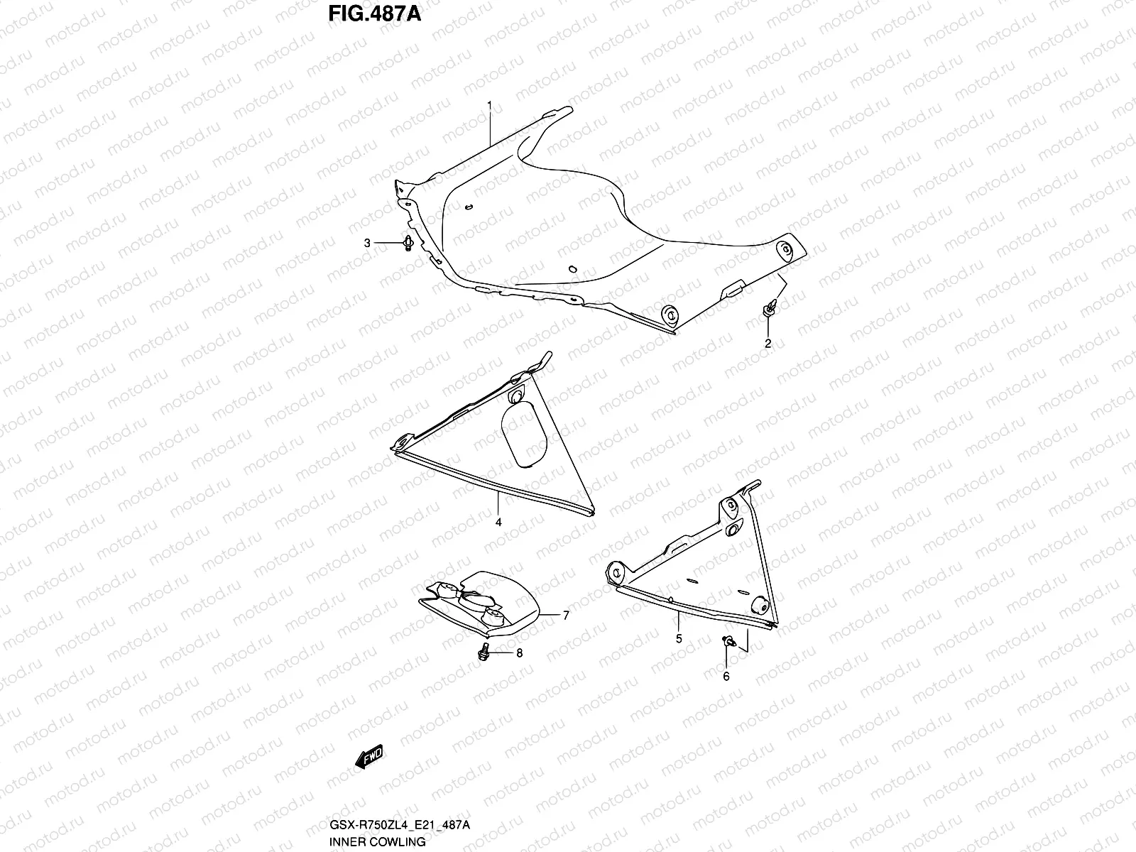 487A - INNER COWLING