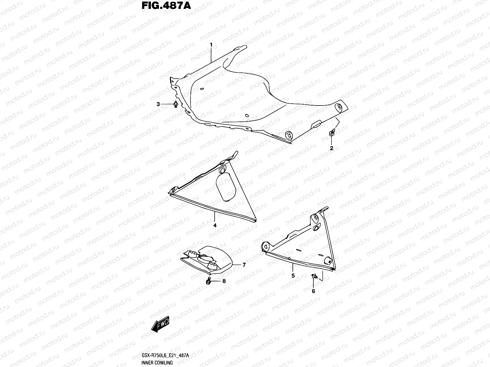 487A - INNER COWLING