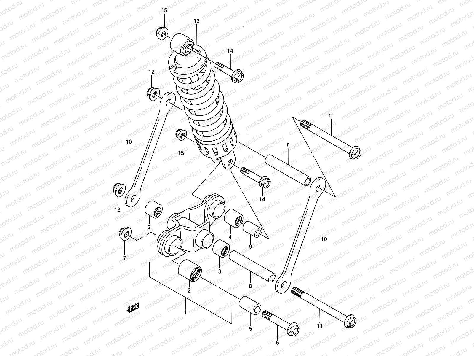 48A - CUSHION LEVER (MODEL M/N/P/R/S/T)