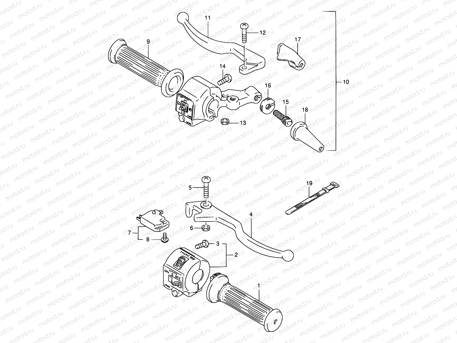 48A - HANDLE SWITCH (MODEL M/R)