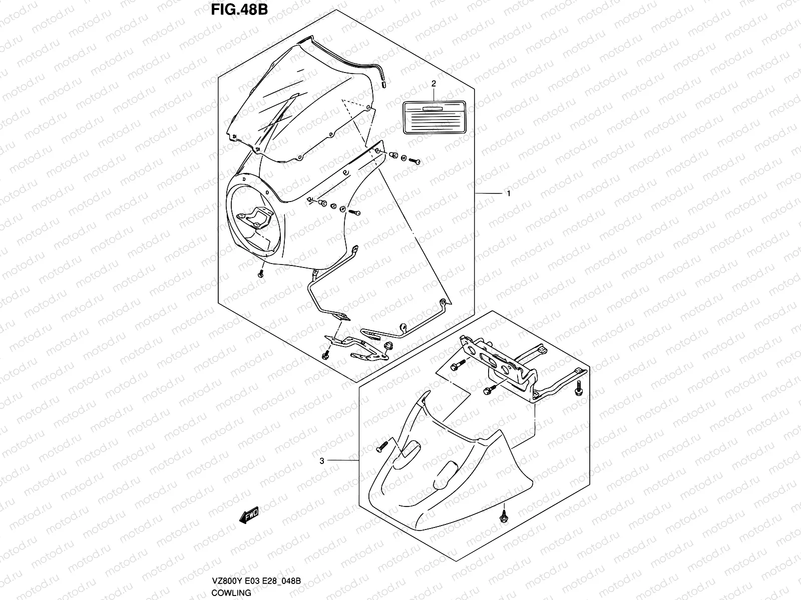 48B - COWLING (OPTIONAL, MODEL K1/K2/K3)