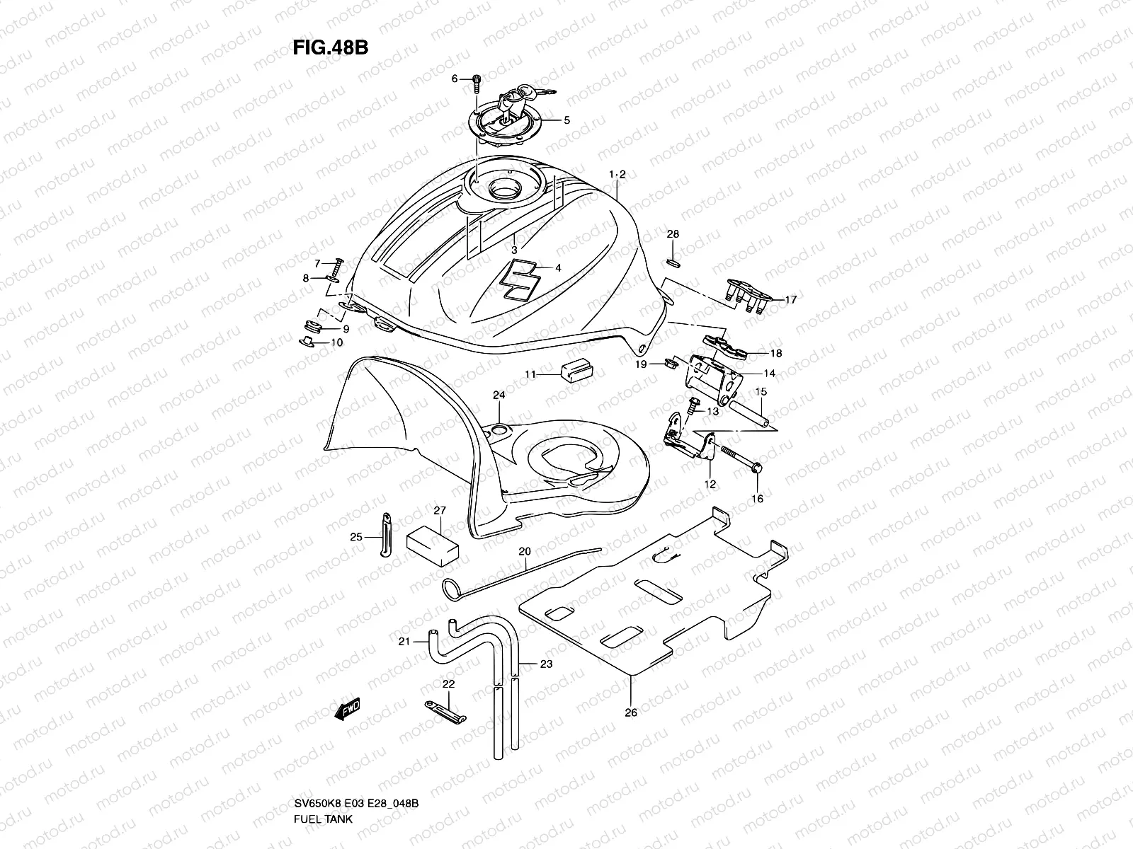 48B - FUEL TANK (MODEL L0)