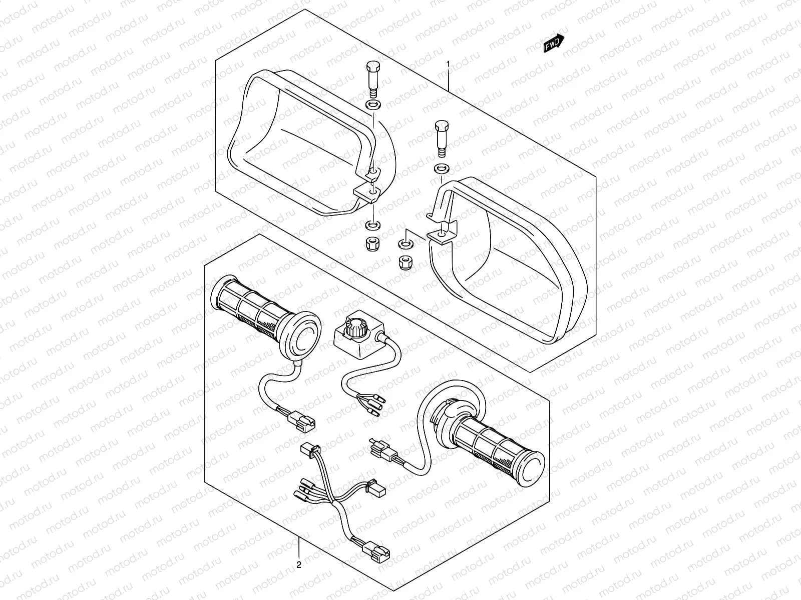48C - KNUCKLE COVER (MODEL Y/K1/K2 OPT)