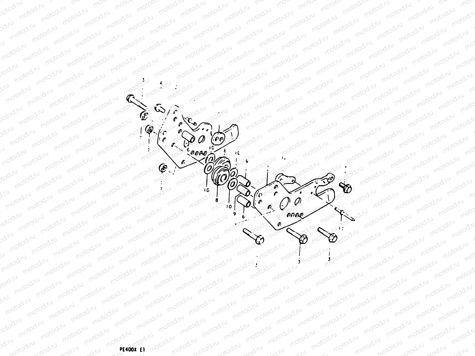 49 - CHAIN GUIDE (PE400T)