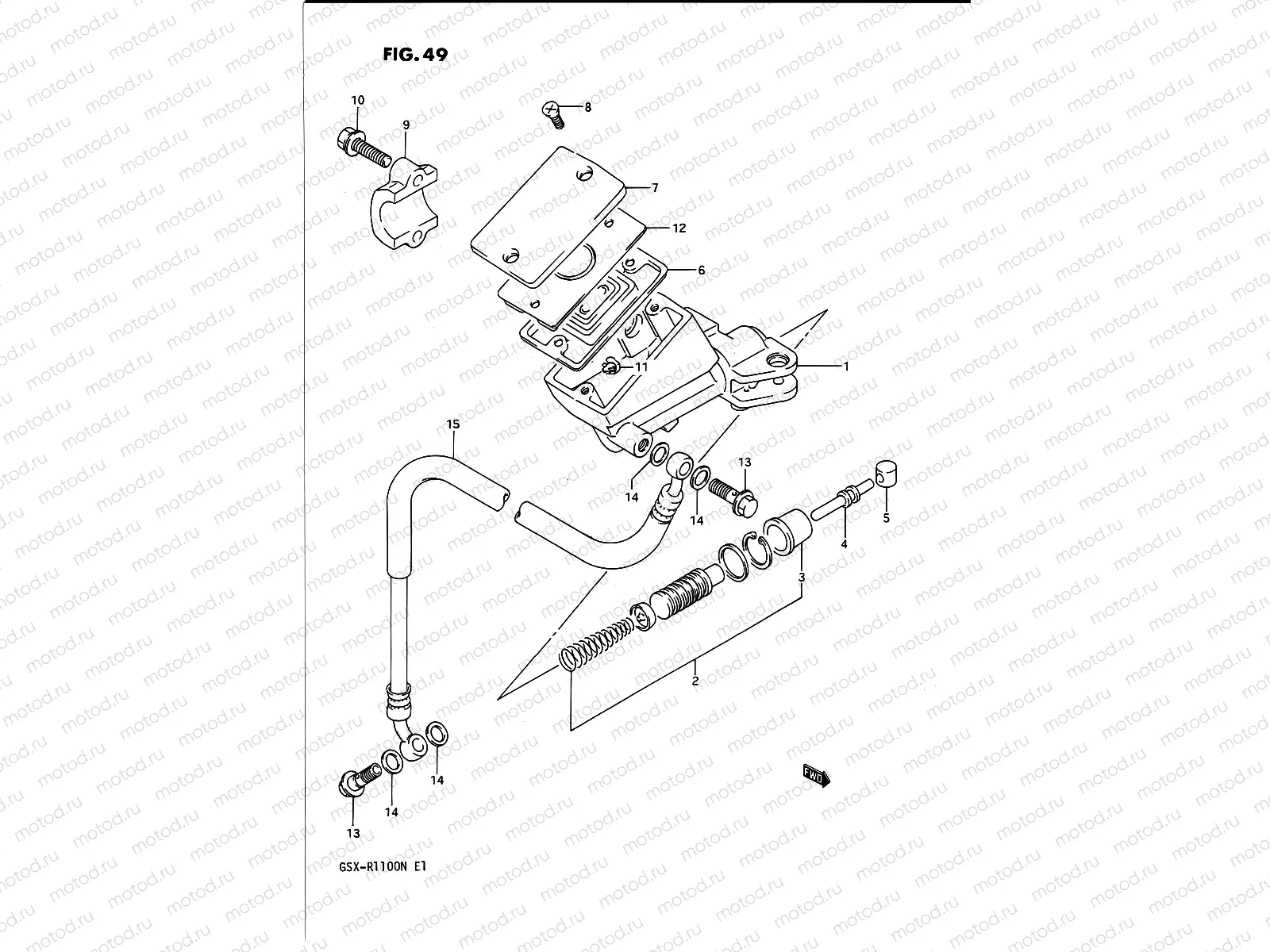 49 - CLUTCH MASTER CYLINDER (E18,E39)