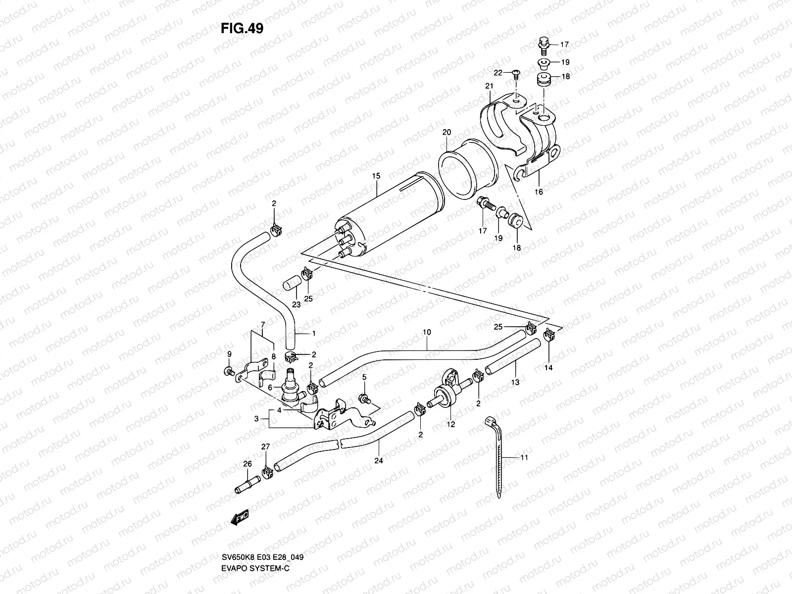 49 - EVAP SYSTEM (E33)