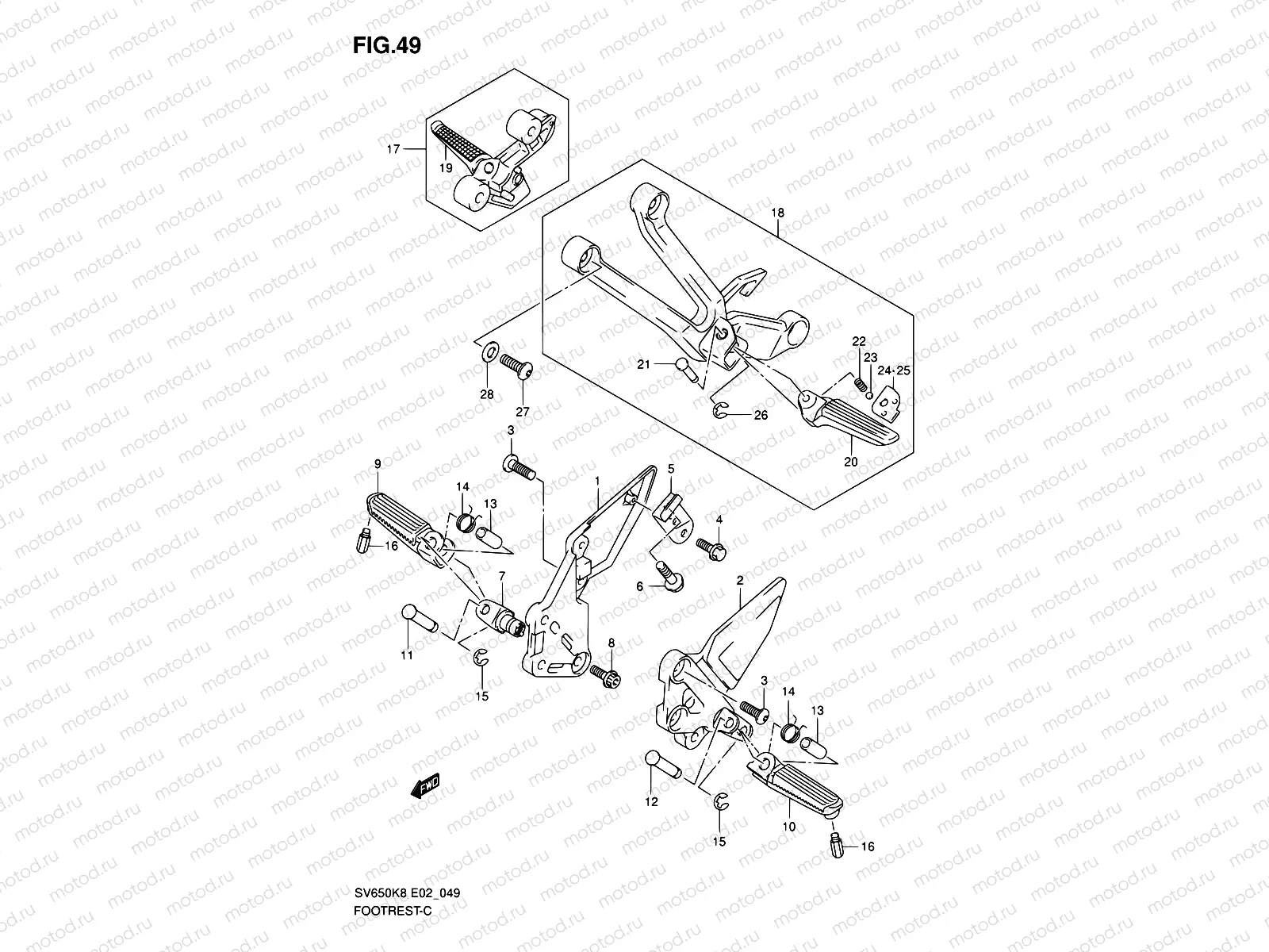 49 - FOOTREST