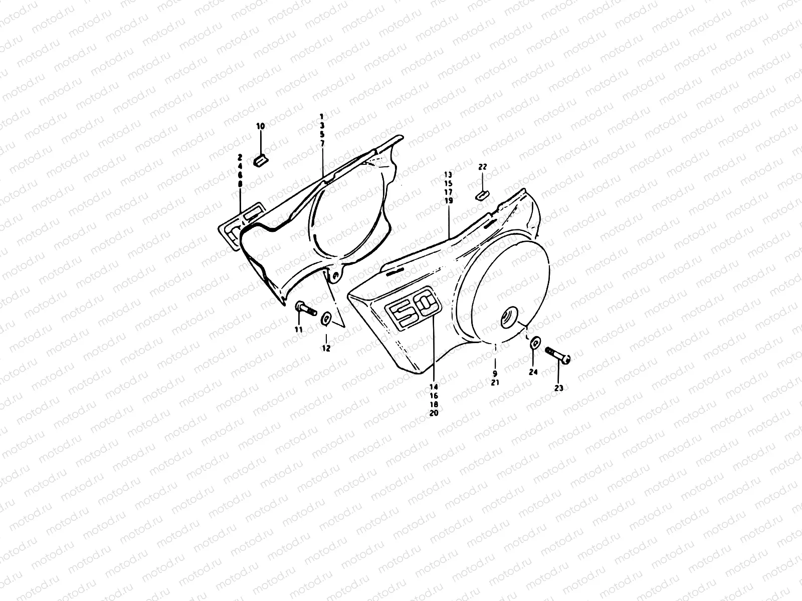 49 - FRAME COVER (MODEL D)