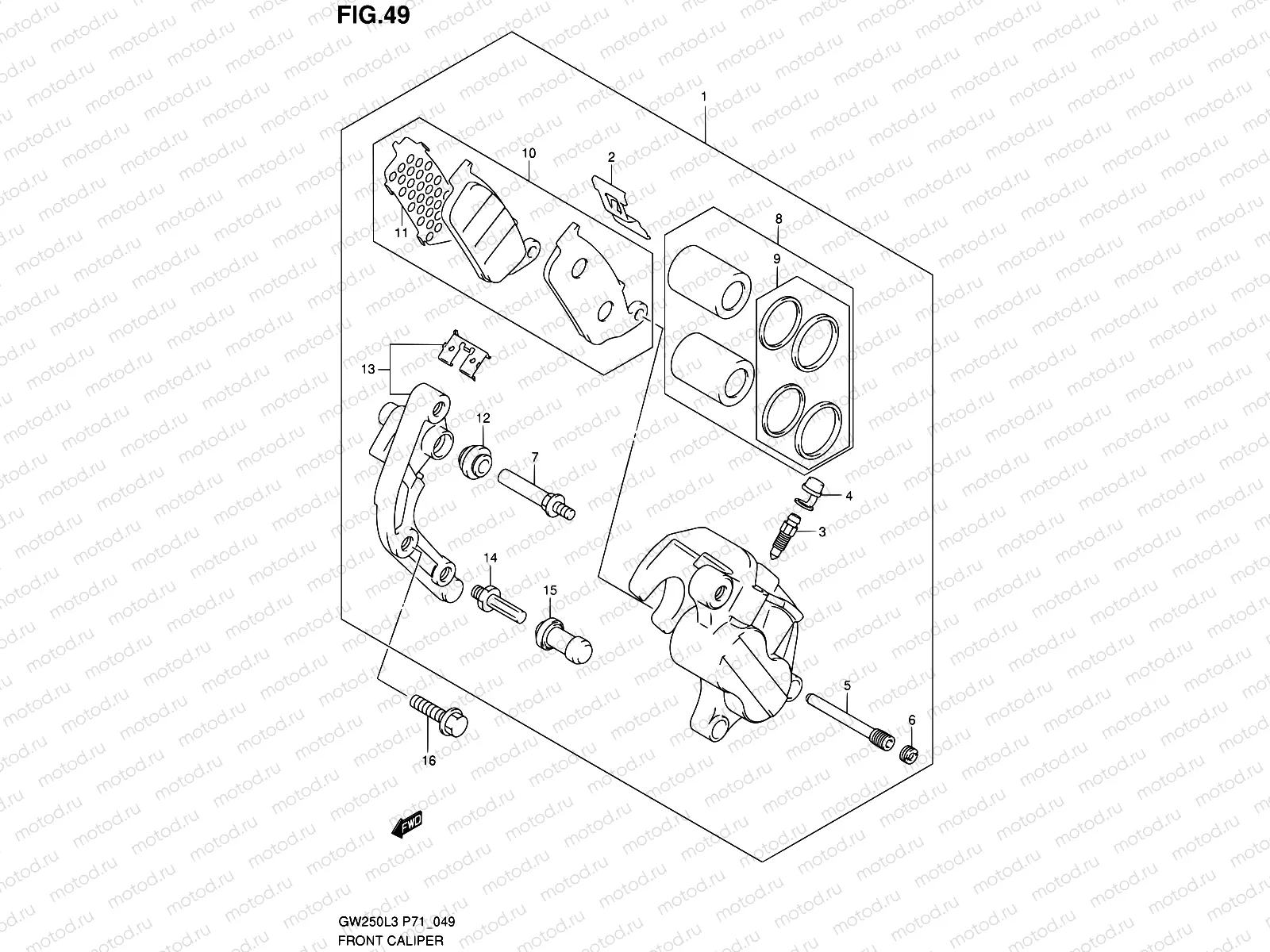 49 - FRONT CALIPER