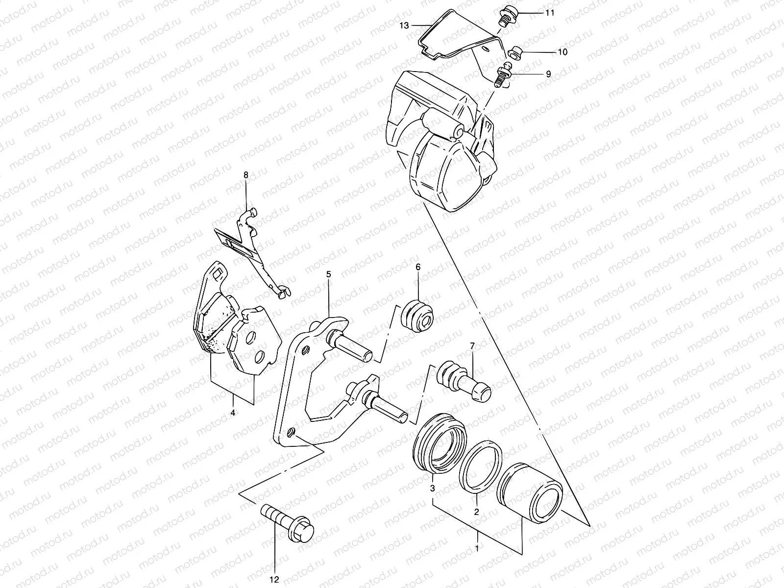 49 - FRONT CALIPER (MODEL Z)