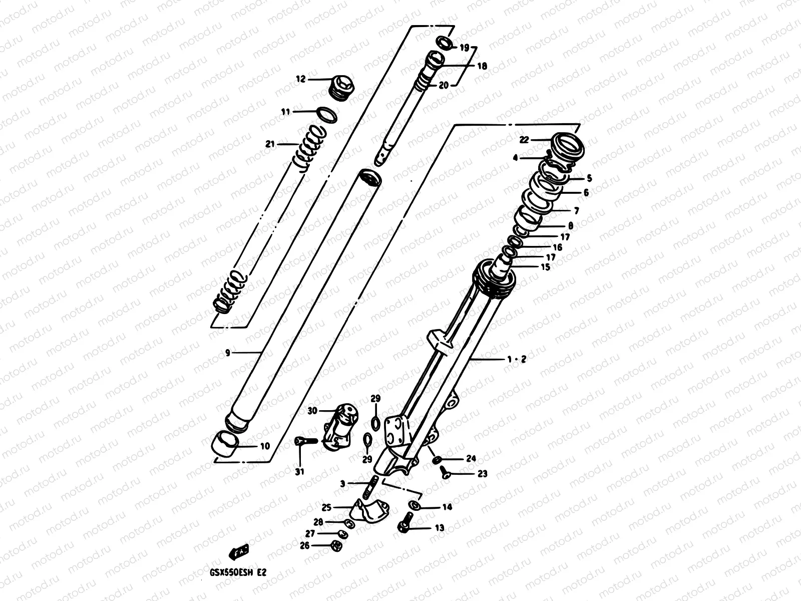 49 - FRONT DAMPER