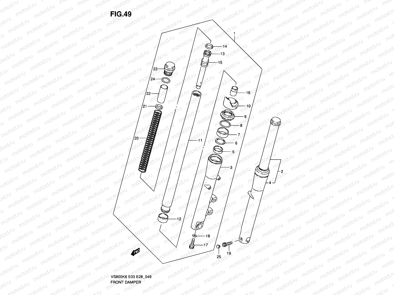 49 - FRONT DAMPER