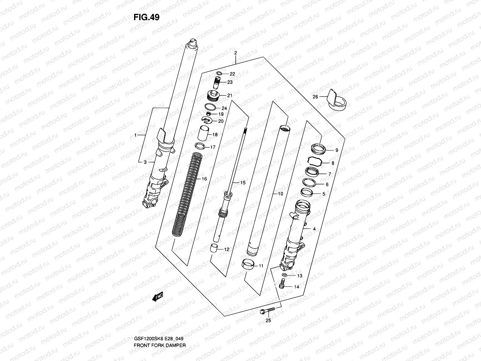 49 - FRONT DAMPER