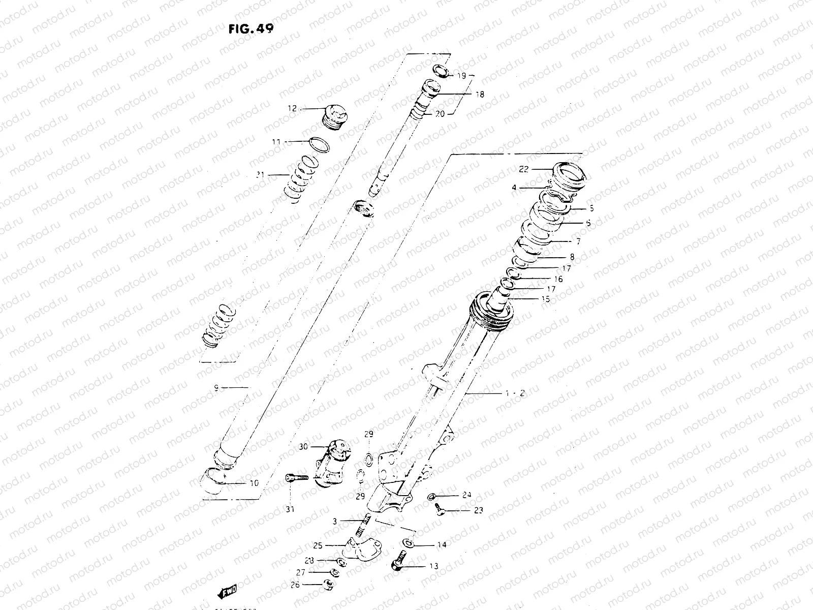 49 - FRONT DAMPER (MODEL F)