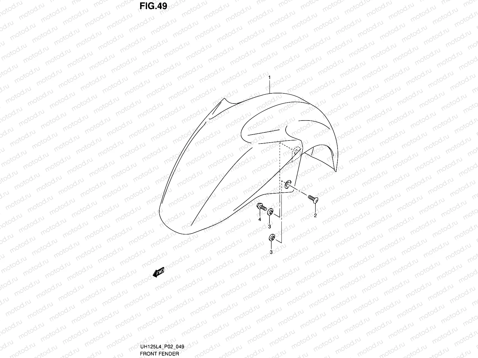49 - FRONT FENDER