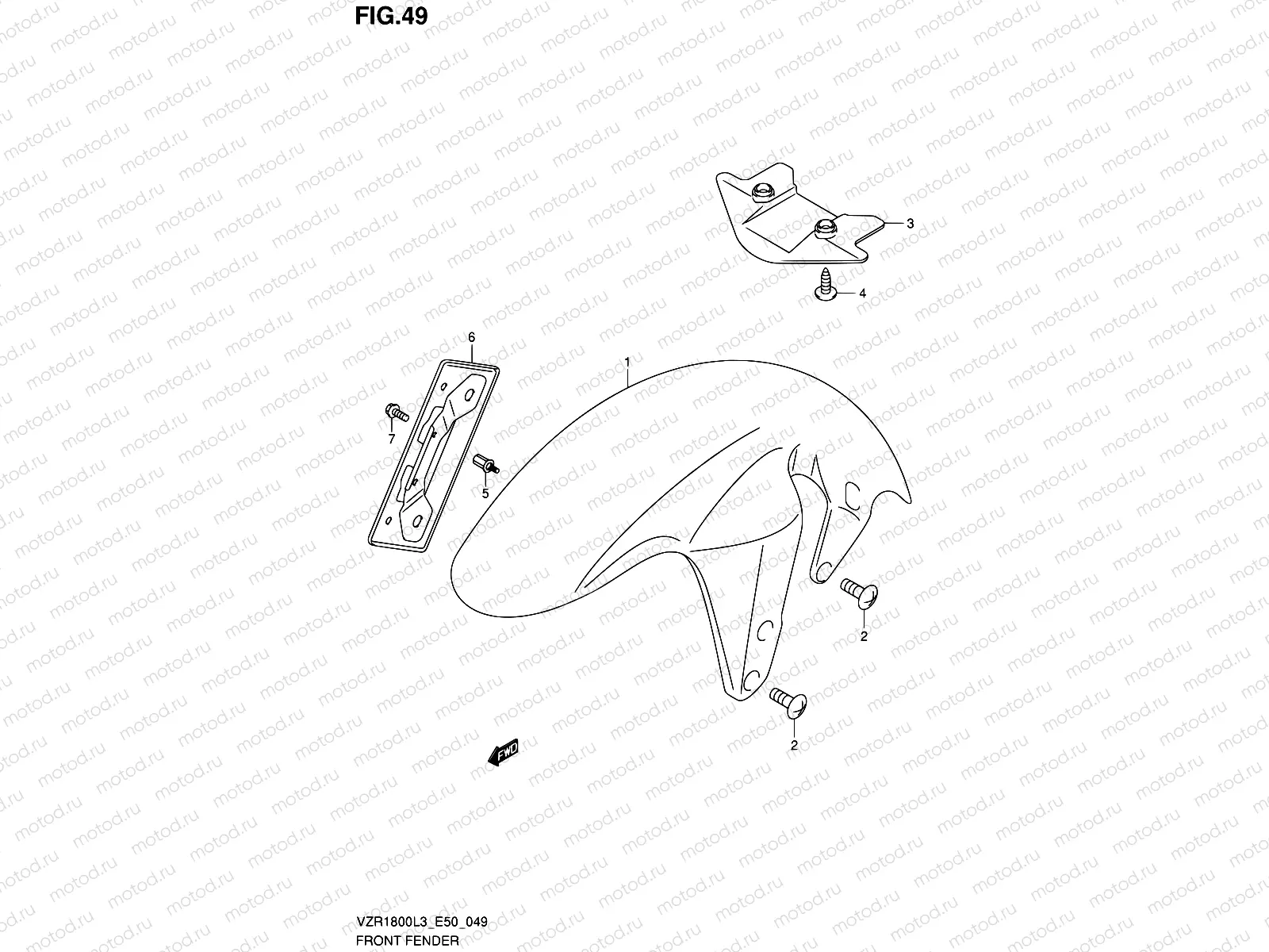 49 - FRONT FENDER