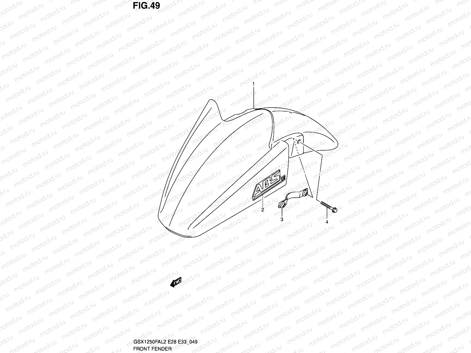 49 - FRONT FENDER