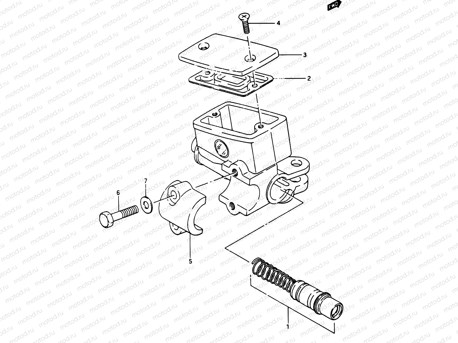 49 - FRONT MASTER CYLINDER