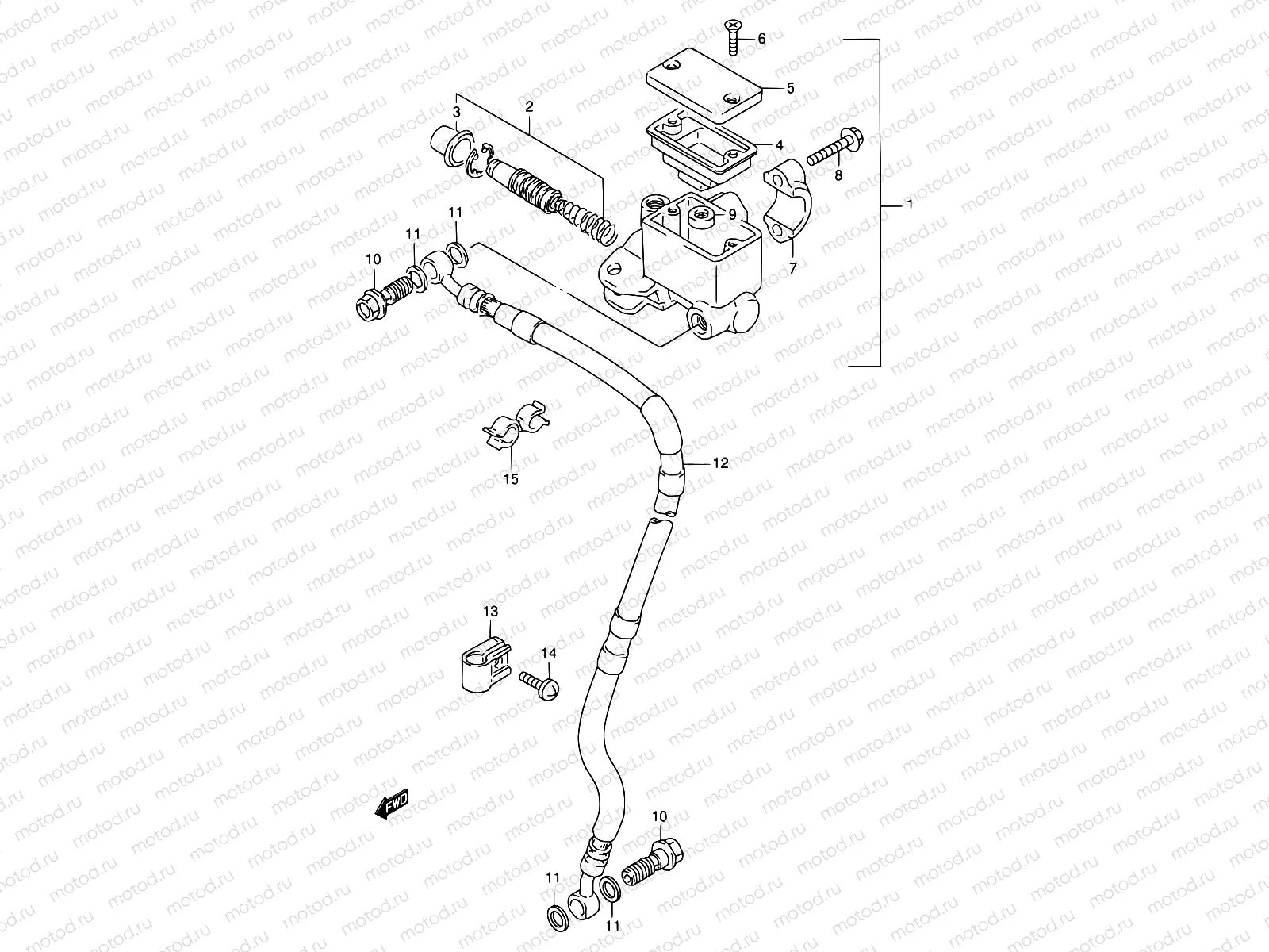 49 - FRONT MASTER CYLINDER