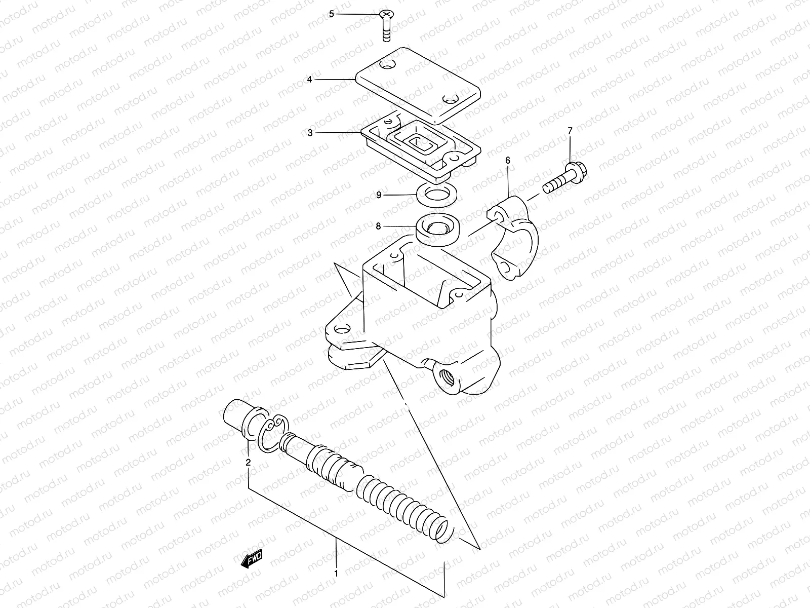 49 - FRONT MASTER CYLINDER