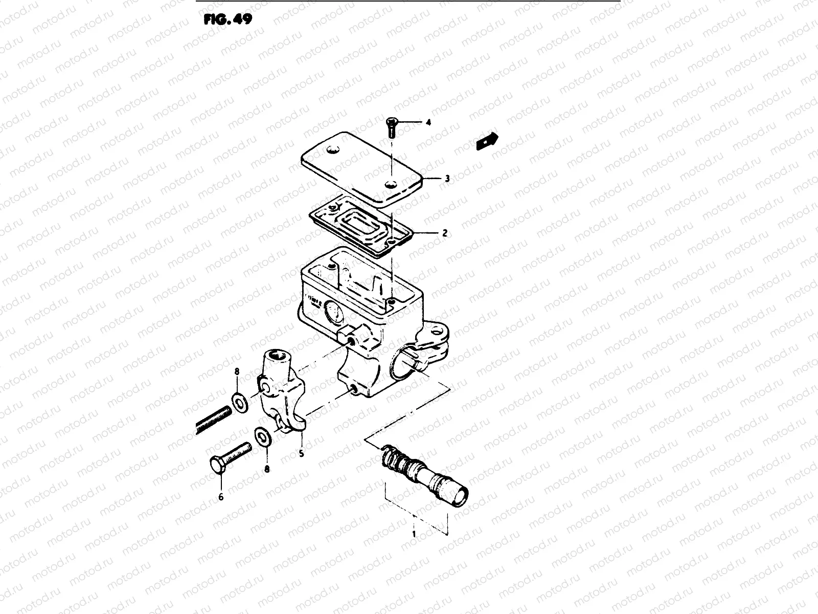 49 - FRONT MASTER CYLINDER