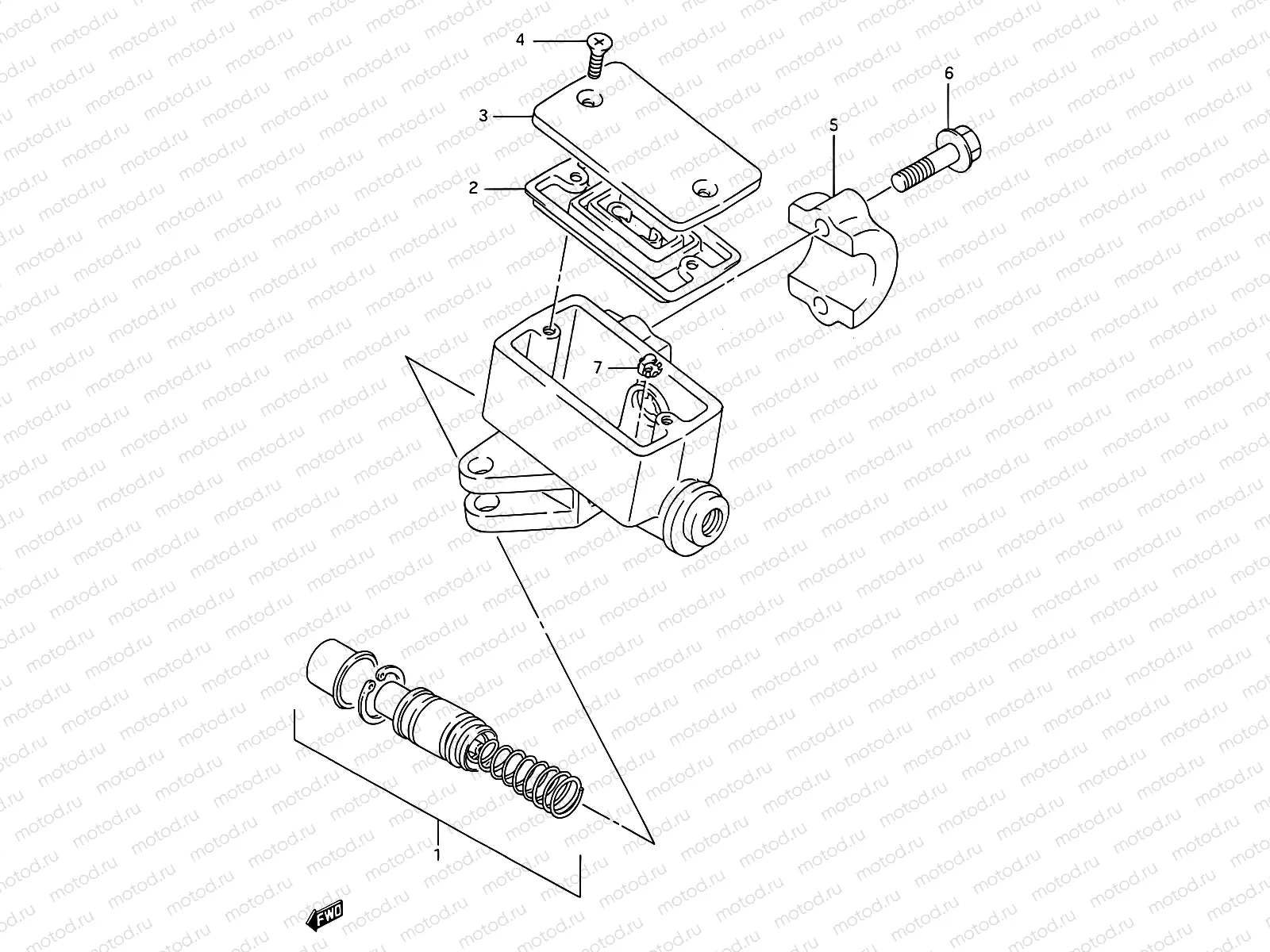 49 - FRONT MASTER CYLINDER (MODEL J)