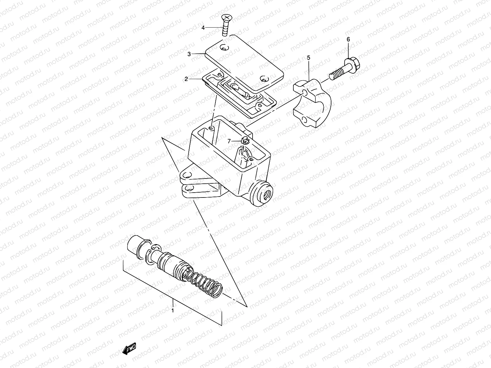 49 - FRONT MASTER CYLINDER (MODEL J)