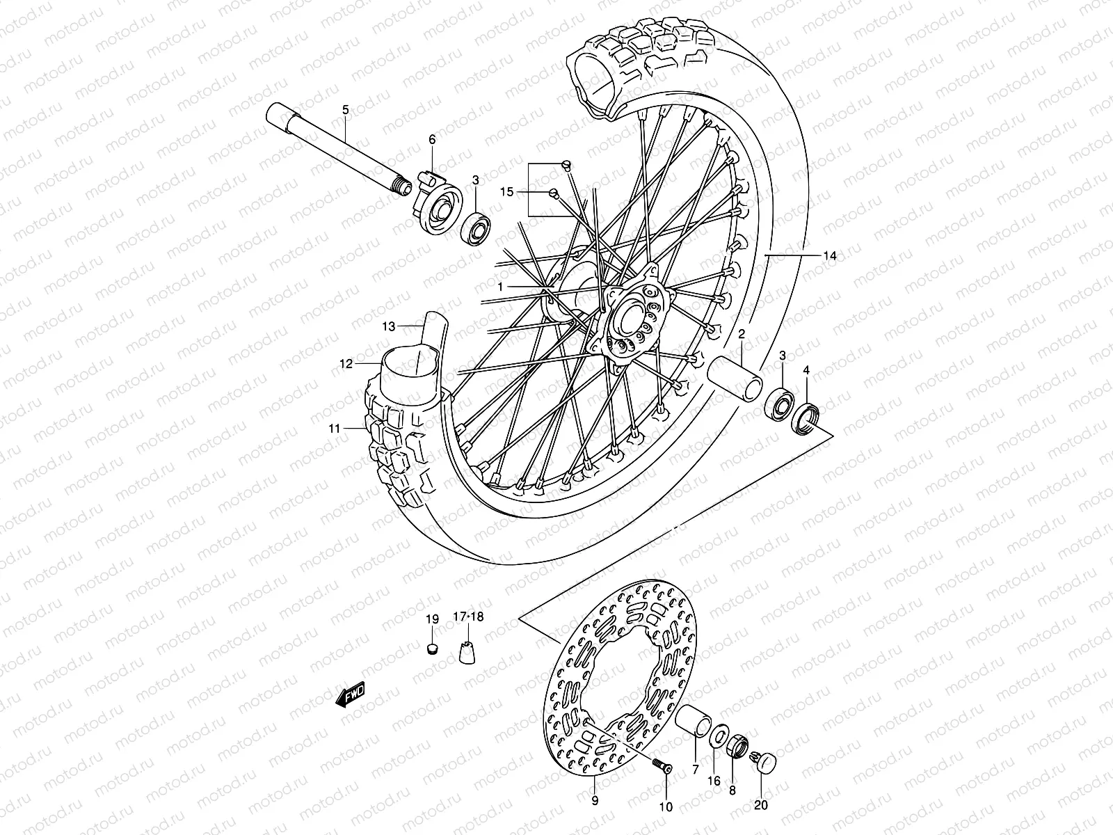 49 - FRONT WHEEL