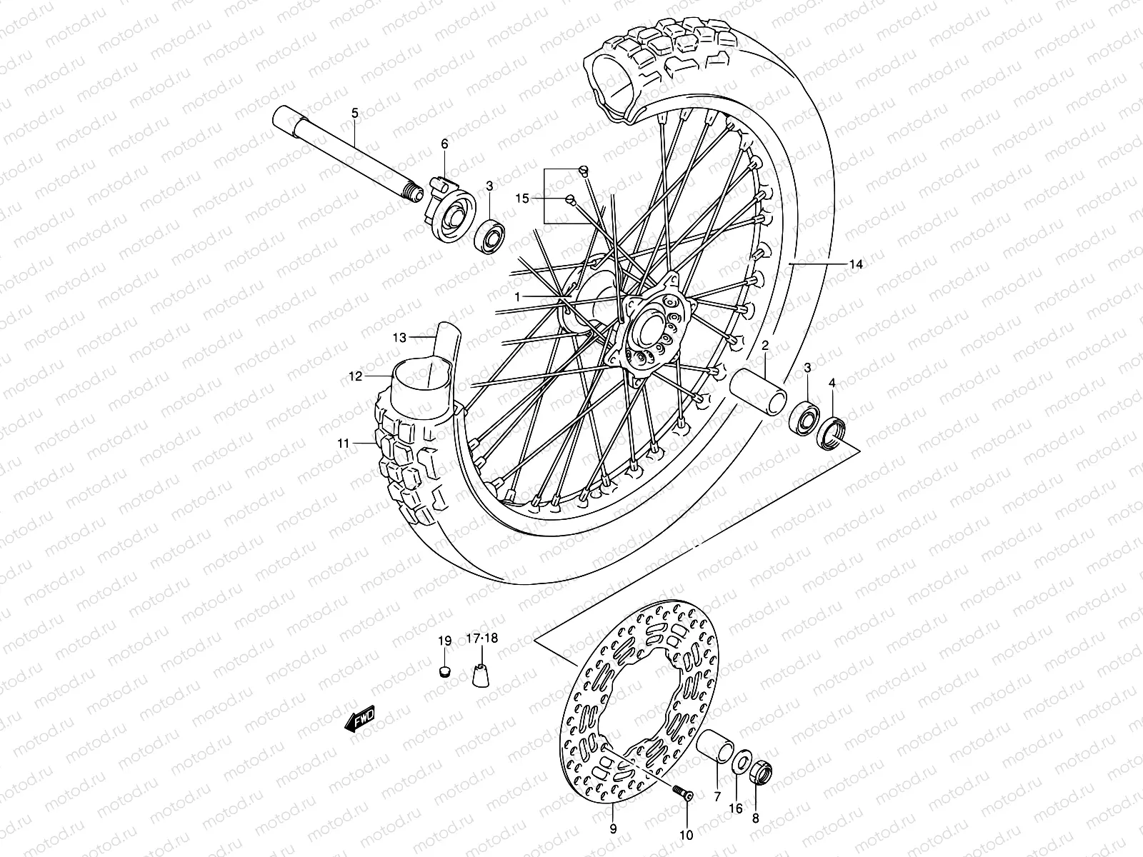 49 - FRONT WHEEL