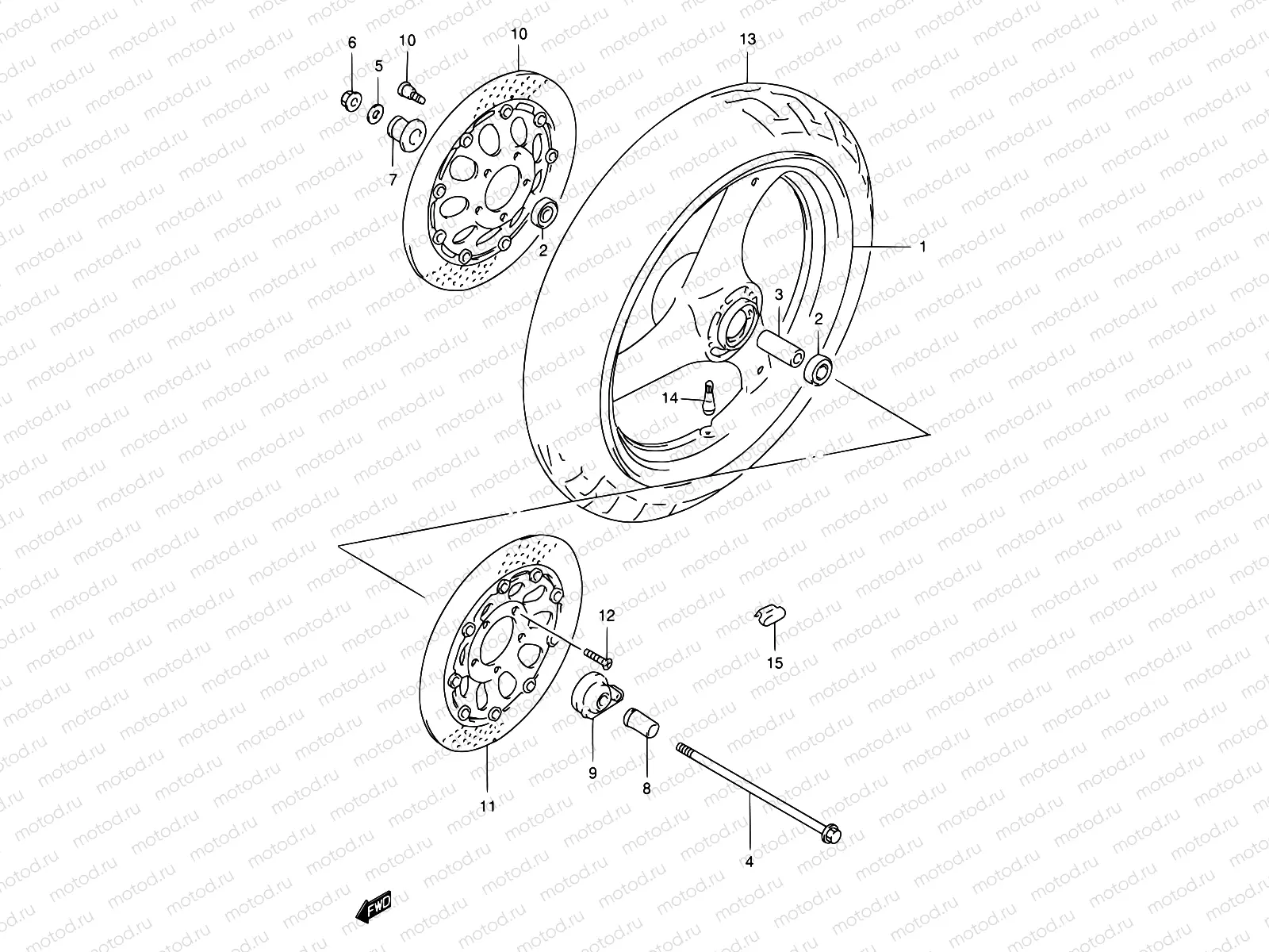 49 - FRONT WHEEL