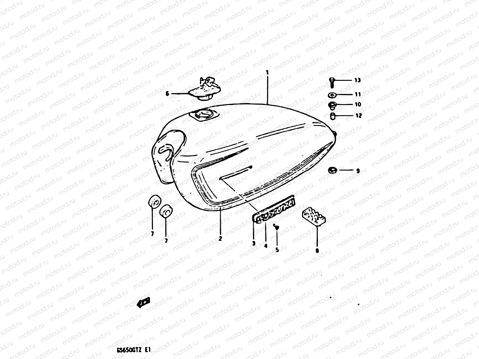 49 - FUEL TANK (MODEL X)